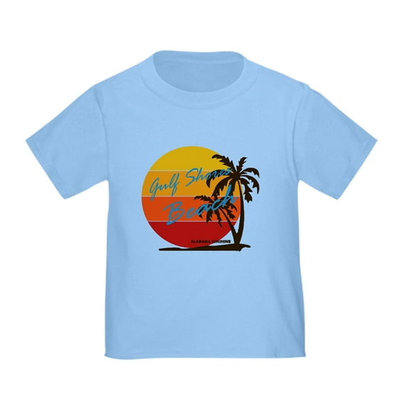 CafePress - Alabama Gulf Shores T Shirt - Cute Toddler T-Shirt, 100% Cotton