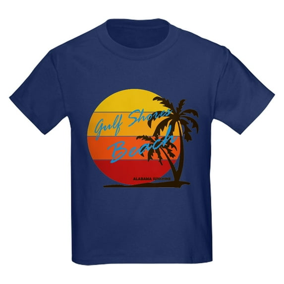 CafePress - Alabama Gulf Shores T Shirt - Dark T-Shirt Kids XS-XL