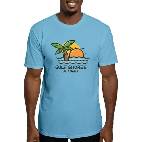 CafePress - Alabama Gulf Shores T Shirt - Fitted T-Shirt, Vintage Fit Soft Cotton Tee