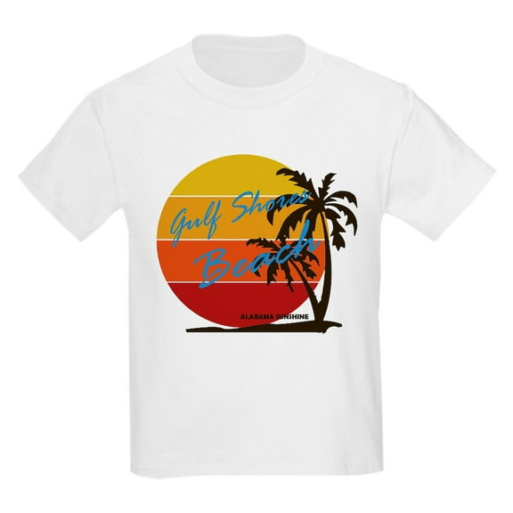 CafePress - Alabama Gulf Shores T Shirt - Light T-Shirt Kids XS-XL