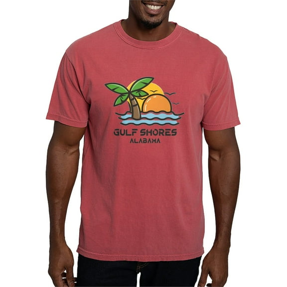 CafePress - Alabama Gulf Shores T Shirt - Mens Comfort Colors Shirt