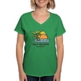 thumbnail image 1 of CafePress - Alabama Gulf Shores T Shirt - Women's V-Neck Dark T-Shirt, 1 of 4