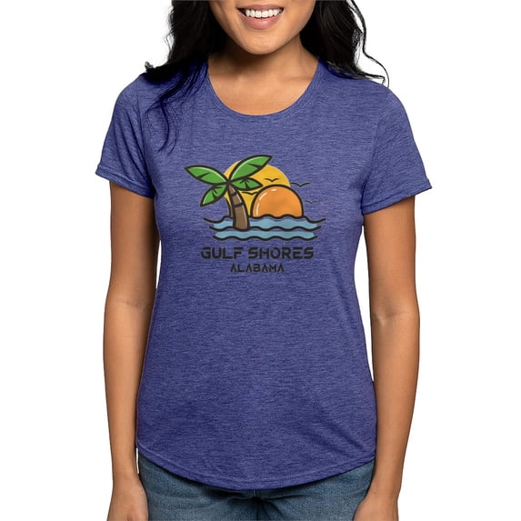 CafePress - Alabama Gulf Shores T Shirt - Womens Tri-blend T-Shirt