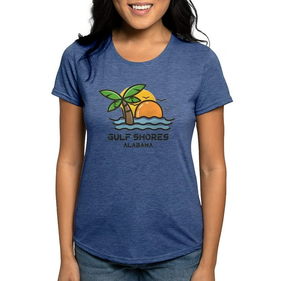 CafePress - Alabama Gulf Shores T Shirt - Womens Tri-blend T-Shirt