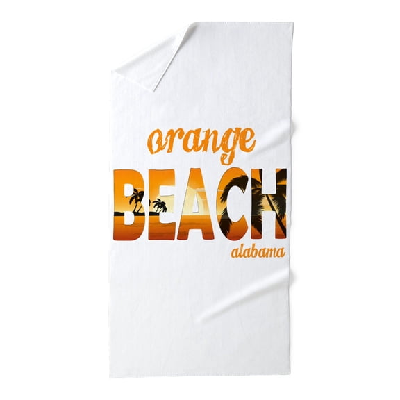 CafePress - Alabama Orange Beach - Large Beach Towel, Soft 30"x60" Towel with Unique Design