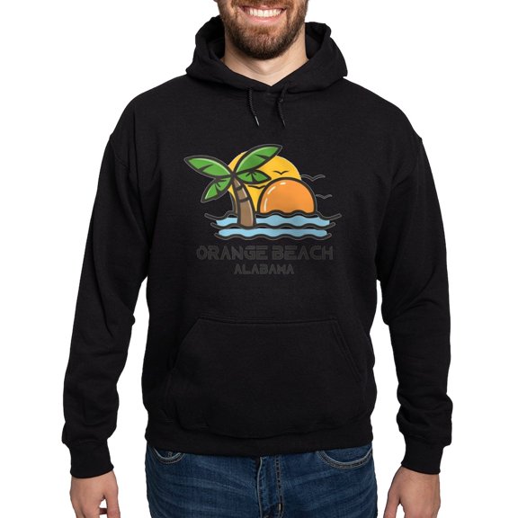 CafePress - Alabama Orange Beach Sweatshirt - Pullover Hoodie, Classic, Comfortable Hooded Sweatshirt
