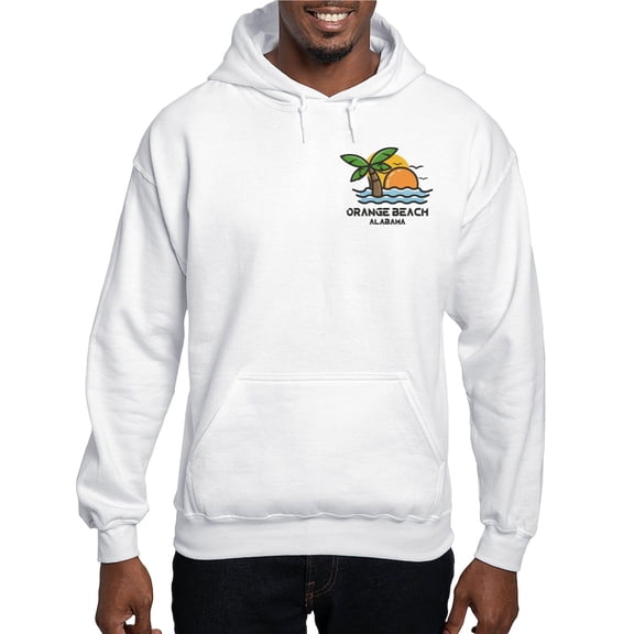 CafePress - Alabama Orange Beach Sweatshirt - Pullover Hoodie, Hooded Sweatshirt
