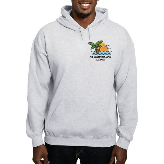 CafePress - Alabama Orange Beach Sweatshirt - Pullover Hoodie, Hooded Sweatshirt