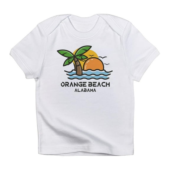 CafePress - Alabama Orange Beach T Shirt - Infant T-Shirt