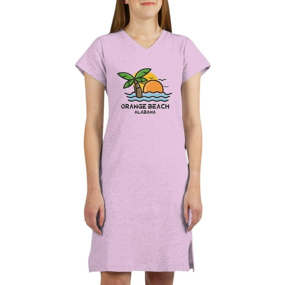 CafePress - Alabama Orange Beach T Shirt - Women's Nightshirt