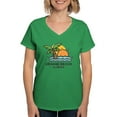 thumbnail image 1 of CafePress - Alabama Orange Beach T Shirt - Women's V-Neck Dark T-Shirt, 1 of 4
