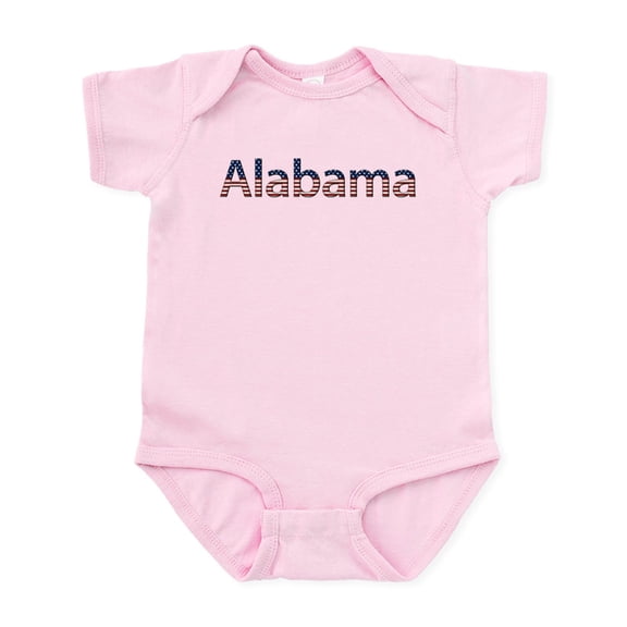 CafePress - Alabama Stars And Stripes Infant Bodysuit - Baby Light Bodysuit, Size Newborn - 24 Months