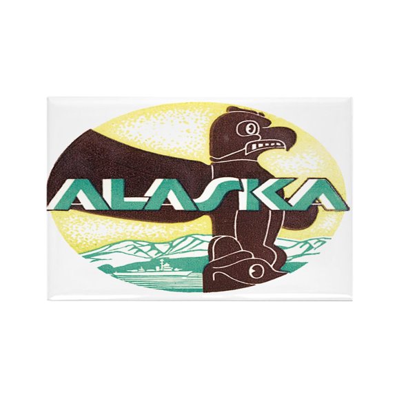CafePress - Alaska 151 - Rectangle Magnet, 2"x3" Refrigerator Magnet