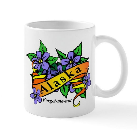 CafePress - Alaska (3) Mugs - 11 oz Ceramic Mug - Novelty Coffee Tea Cup