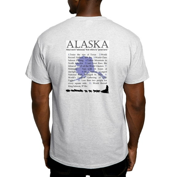 CafePress - Alaska Gifts Ash Grey T Shirt - Men's Classic Graphic T-Shirt