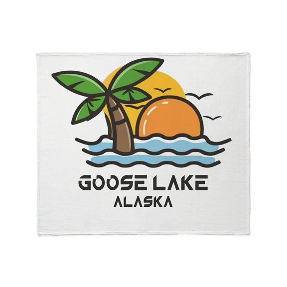 CafePress - Alaska Goose Lake - Soft Fleece Throw Blanket, 50"x60" Stadium Blanket