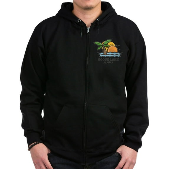 CafePress - Alaska Goose Lake Sweatshirt - Zip Hoodie, Classic Hooded Sweatshirt with Metal Zipper
