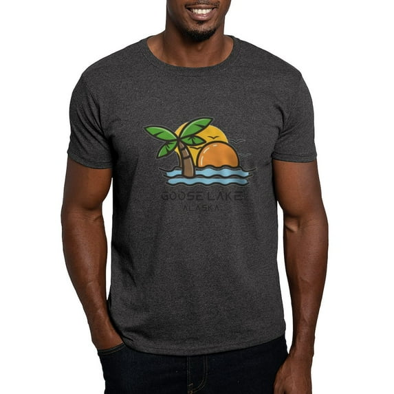 CafePress - Alaska Goose Lake T Shirt - Men's Classic Graphic Cotton T-Shirt