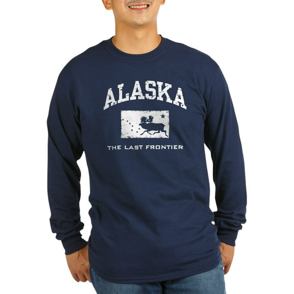 CafePress - Alaska Long Sleeve Dark T Shirt - Long Sleeve Dark T-Shirt