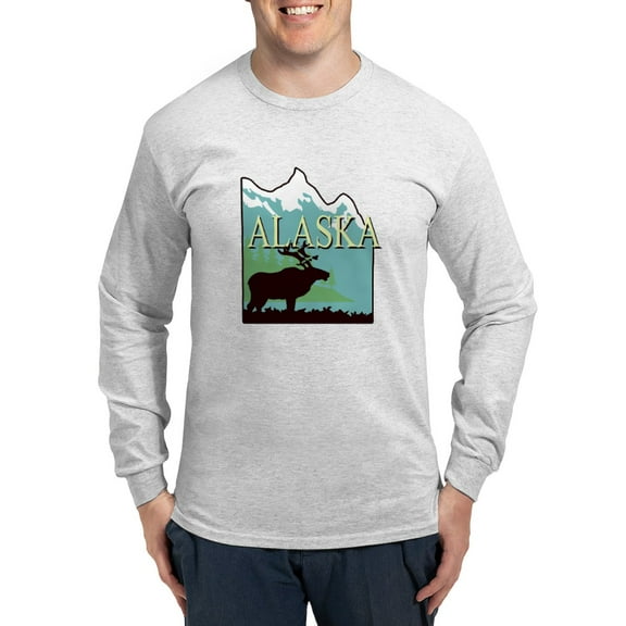 CafePress - Alaska Long Sleeve T Shirt - Unisex Cotton Long Sleeve T-Shirt