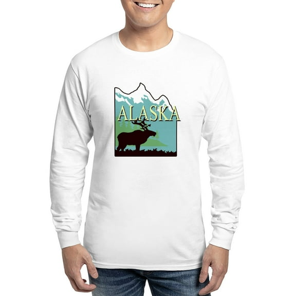 CafePress - Alaska Long Sleeve T Shirt - Unisex Cotton Long Sleeve T-Shirt