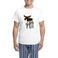 thumbnail image 1 of CafePress - Alaska Moose Men's Light Pajamas - Men's Light Loose Fit Cotton Pajama Set, 1 of 7
