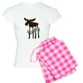 thumbnail image 1 of CafePress - Alaska Moose Women's Light Pajamas - Women's Short Sleeve Print T-Shirt and Pants Light Cotton Pajama Set, 1 of 7