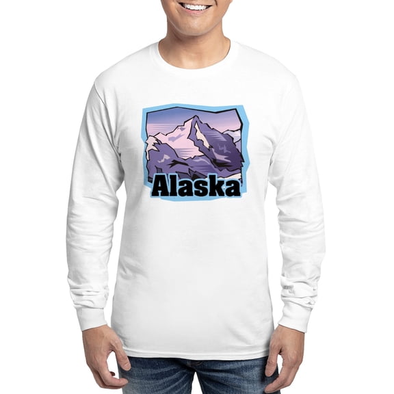 CafePress - Alaska Mountains Long Sleeve T Shirt - Unisex Cotton Long Sleeve T-Shirt