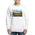 thumbnail image 1 of CafePress - Alaska Railroad Engine Locomot Long Sleeve T Shirt - Unisex Cotton Long Sleeve T-Shirt, 1 of 4