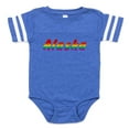 thumbnail image 1 of CafePress - Alaska Rbw Txt - Cute Infant Baby Football Bodysuit, 1 of 3