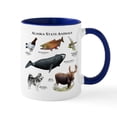 thumbnail image 1 of CafePress - Alaska State Animals Mug - 11 oz Ceramic Mug - Novelty Coffee Tea Cup, 1 of 6