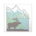 thumbnail image 1 of CafePress - Alaska Sticker - Square Sticker 3" x 3", 1 of 1
