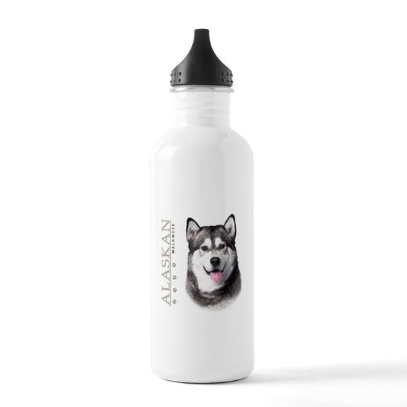CafePress - Alaskan Malamute Stainless Water Bottle 1 - Stainless Steel Water Bottle, Sports Bottle, 1.0L