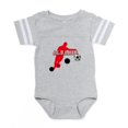 thumbnail image 1 of CafePress - Albania Football Player - Cute Infant Baby Football Bodysuit, 1 of 3