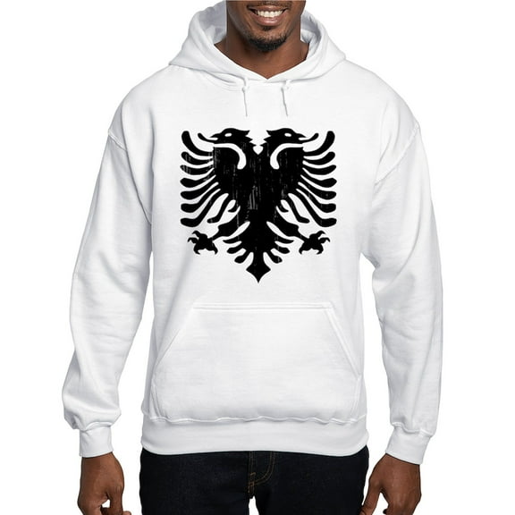 CafePress - Albanian Eagle Emblem Hooded Sweatshirt - Pullover Hoodie, Hooded Sweatshirt