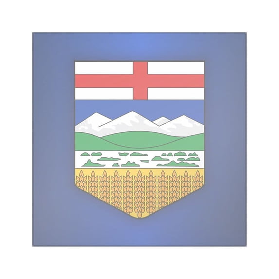 CafePress - Alberta Flag Sticker - Square Sticker 3" x 3"
