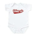 thumbnail image 1 of CafePress - Albright (Red Vintage) Infant Bodysuit - Baby Light Bodysuit, Size Newborn - 24 Months, 1 of 4
