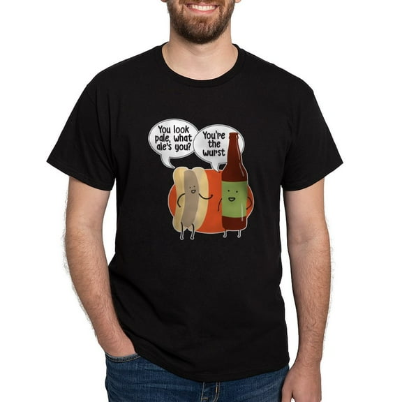 CafePress - Ale Bratwurst Dark T Shirt - Men's Classic Graphic Cotton T-Shirt