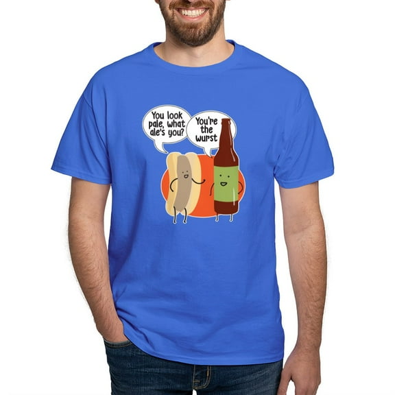 CafePress - Ale Bratwurst Dark T Shirt - Men's Classic Graphic Cotton T-Shirt