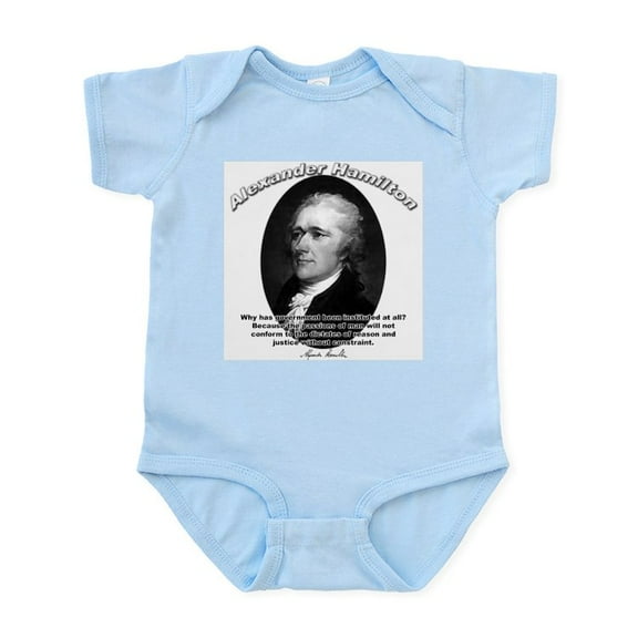 CafePress - Alexander Hamilton 02 Infant Creeper - Baby Light Bodysuit, Size Newborn - 24 Months