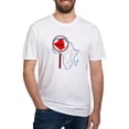 thumbnail image 1 of CafePress - Algeria Under The Magnifying Glass T Shirt - Fitted T-Shirt, Vintage Fit Soft Cotton Tee, 1 of 4