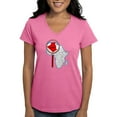 thumbnail image 1 of CafePress - Algeria Under The Magnifying Glass T Shirt - Women's V-Neck Dark T-Shirt, 1 of 3