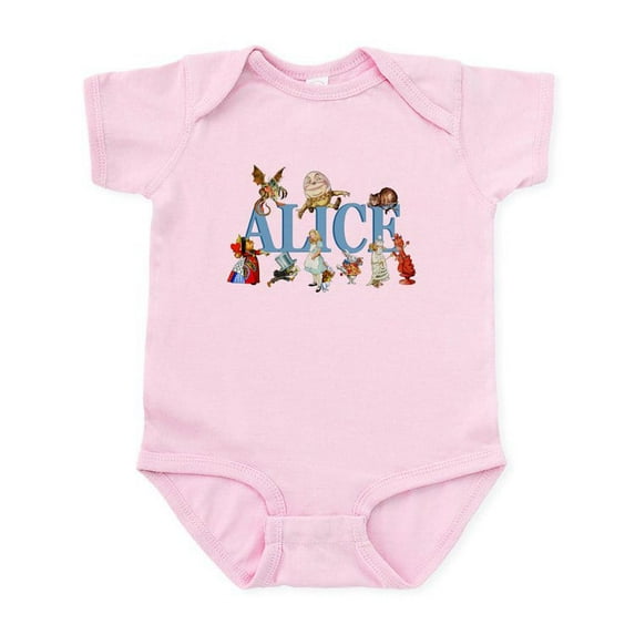 CafePress - Alice & Friends In Wonderland Infant Bodysuit - Baby Light Bodysuit, Size Newborn - 24 Months