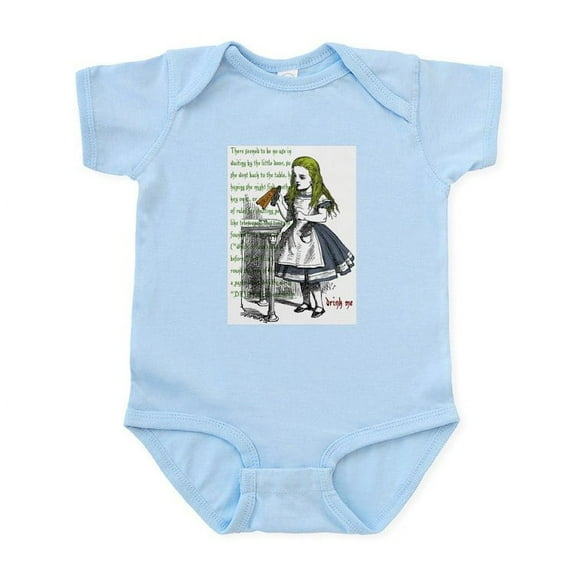CafePress - Alice In Wonderland Baby One Piece - Baby Light Bodysuit, Size Newborn - 24 Months