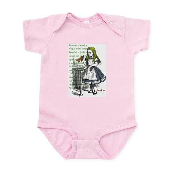 CafePress - Alice In Wonderland Baby One Piece - Baby Light Bodysuit, Size Newborn - 24 Months