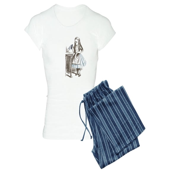 CafePress - Alice In Wonderland Drink Me Pajamas - Women's Light Pajamas