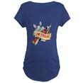 thumbnail image 1 of CafePress - Alice's White Rabbit Maternity Dark T Shirt - Maternity Dark T-Shirt, 1 of 3