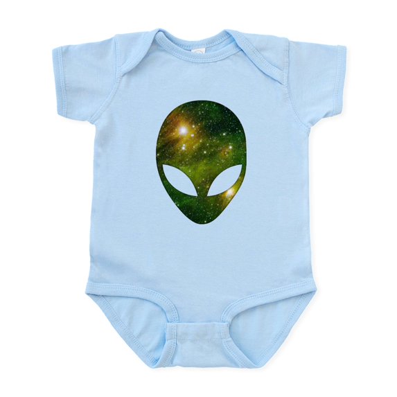CafePress - Alien Cosmic Body Suit - Baby Light Bodysuit, Size Newborn - 24 Months