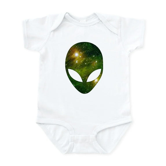 CafePress - Alien Cosmic Body Suit - Baby Light Bodysuit, Size Newborn - 24 Months