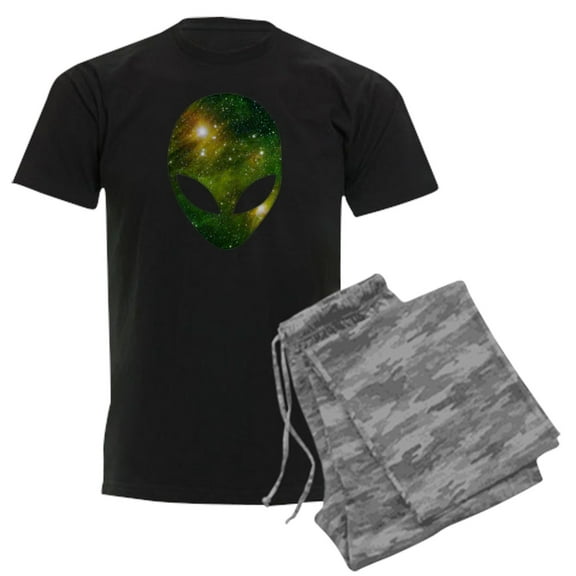 CafePress - Alien Cosmic Pajamas - Men's Dark Loose Fit Cotton Pajama Set
